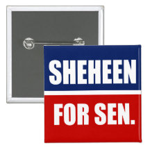 SHEHEEN 2010 PINBACK BUTTONS
