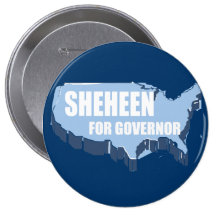 SHEHEEN 2010 PINBACK BUTTONS