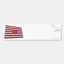 Sheldon's Horse Flag Bumper Sticker