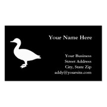 Sheldrake Duck Business Card Template
