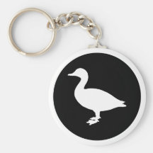 Sheldrake Duck Keychains