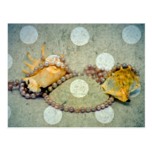Shells and Pearls Post Card