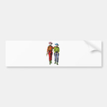 sheriff and cowboy bandit bumper stickers