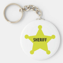 sheriff star keychains
