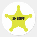 sheriff star sticker