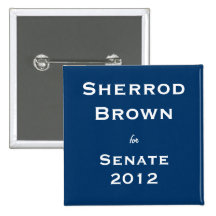 Sherrod Brown for Senate Button