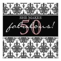 She's Fabulous! Birthday Party Invitation
