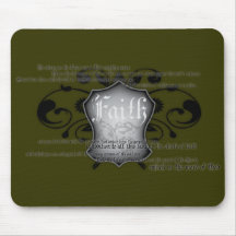 Shield of Faith (armour of God) mousemat
