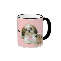 Shih Tzu Breast Cancer Mug