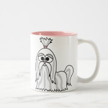 Shih Tzu Cartoon Coffee Mugs