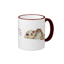 Shih Tzu Christmas Holiday Cup Mugs
