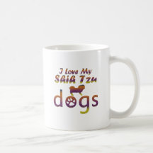 Shih tzu designs mug