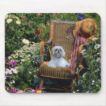 Shih Tzu Garden Mousepad