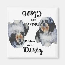 Shih Tzu Lovers Dishwasher Magnet