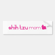 Shih Tzu Mum Bumper Sticker
