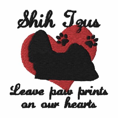 Shih Tzus Leave Paw Prints Hoodie Shih Tzus Leave Paw Prints Hoodie