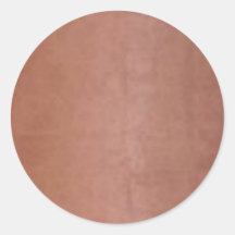Shining Copper 2 - Artist Created Acrylic Look Round Stickers