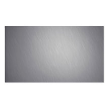 shiny brushed aluminium business card
