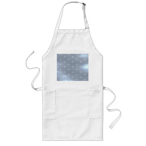 Shiny Brushed Star Metallic Texture Apron