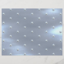 Shiny Brushed Star Metallic Texture Full Colour Flyer
