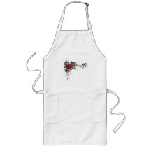 Shiny Heart, Leaves & Flowers - Original Apron