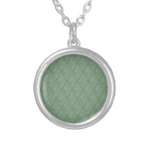 Shiny Leaf Pattern Custom Necklace