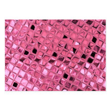 Shiny Metallic Girly Pink Diamond Sissy Sassy Business Card