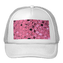 Shiny Metallic Girly Pink Diamond Sissy Sassy Hat