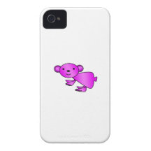 Shiny pink koala iPhone 4 covers