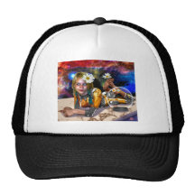 Shiny Spacey Whimsy Mesh Hat