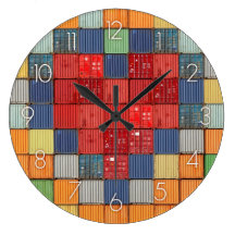 Shipping Container Heart Clocks