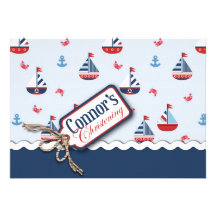 Ships Ahoy! Baptism Card 2B