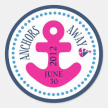 Ships Ahoy! Girl Sticker D