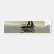 Ships of the Imagination "Sailboat Reflections"  C Bumper Stickers