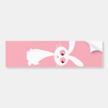 Shiro Bunny III Bumper Stickers