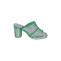 Shoe embroidered shirts