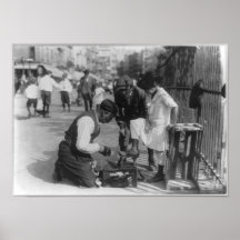 Shoe Shine Peddlers New York City 1911 Print