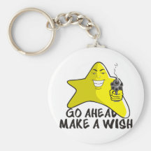 SHOOTING STAR T SHIRT KEY CHAINS