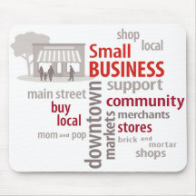 Shop Local, Buy Local, Small Business Mouse Pad