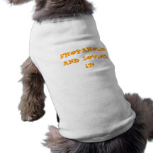 SHOPAHOLIC AND LOVING IT! PET SHIRT