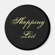 Shopping List Refrigerator Magnets