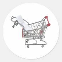 ShoppingMedicalCoverage090409 Round Sticker
