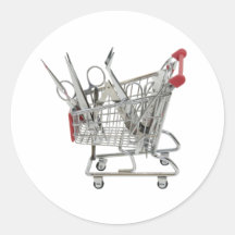 ShoppingMedicalTools090409 Round Sticker
