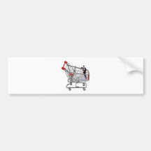 ShoppingNewlyWeds040909 Bumper Sticker