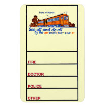 Shore Fast Line Trolley Service magnets