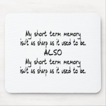 Short Term Memory Mouse Mat