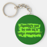 Shouldn't You be Out on a Ledge Somewhere? Key Chain