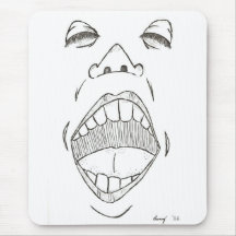 "Shout" Mousepad
