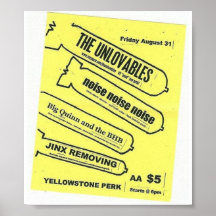 Show Bill from August 31st. Posters