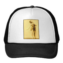 Show Girl Risque French Dancer Mesh Hat